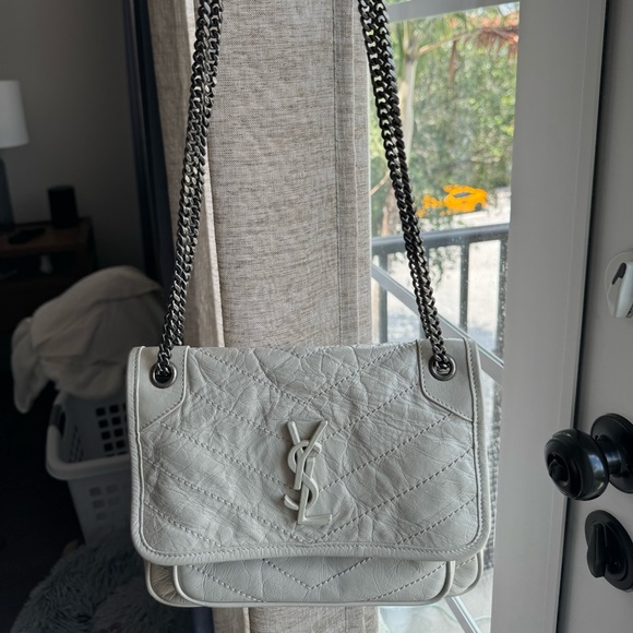 YSL Saint Laurent Niki bag in blanc vintage - Picture 5 of 14